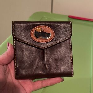 Dooney & Bourke Brown Leather Wallet